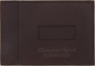 Paul Smith Chocolate Brown & Blue Card Holder