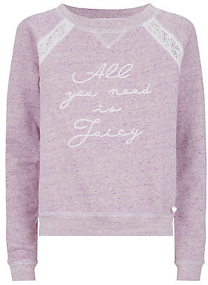 Juicy Couture Lace Panel Pyjama Top