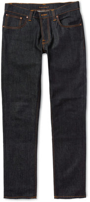Nudie Jeans Grim Tim Slim-Fit Organic Dry Denim Jeans