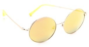 Matthew Williamson Round Mirrored Sunglasses