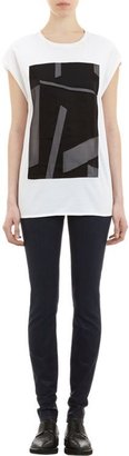 Helmut Lang Abstract Front T-shirt-White