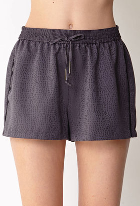 Forever 21 contemporary spot on satin shorts
