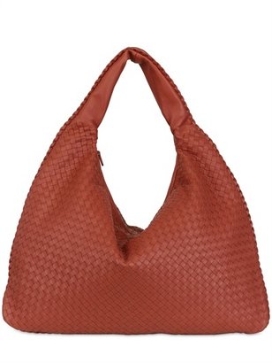 Bottega Veneta Maxi Veneta Intreccio Nappa Leather Bag