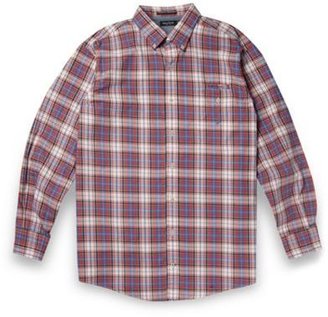 Nautica Big and tall red checked casual shirt