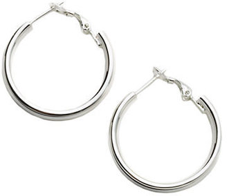 Lord & Taylor Sterling Silver Hoop Earrings