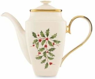 Lenox Holiday 58 oz. Coffee Server in Ivory/Gold