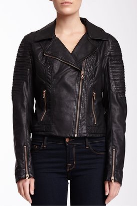 Levi's Roping Faux Leather Motorcross Jacket