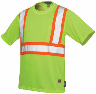 JCPenney Work King High-Visibility Traffic T-Shirt-Big & Tall
