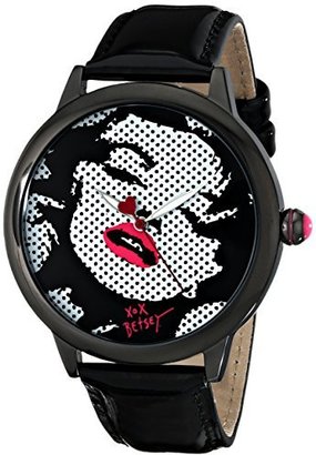 Betsey Johnson Women's BJ00357-15 Analog Display Quartz Black Watch