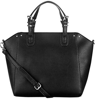 Warehouse Rivet Detail Tote Handbag, Black