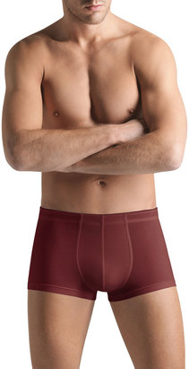 Hanro Cotton Superior Boxer Briefs, Dark Red
