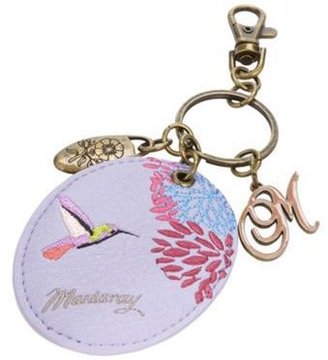 Mantaray Lilac embroidered hummingbird keyring