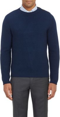 Zanone Shoulder-Button Pullover Sweater