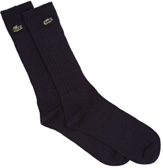 Lacoste Men's Ribbed Logo Socks