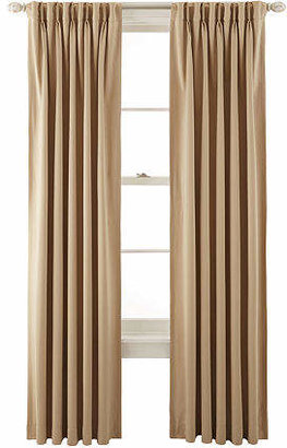 Liz Claiborne Kathryn Room-Darkening Pinch-Pleat/Back-Tab Curtain Panel