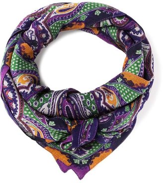 Etro paisley print scarf