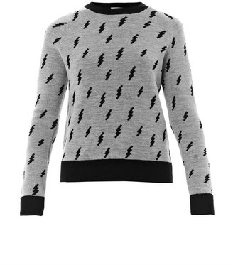 A.L.C. Castillo lightning bolt intarsia sweater