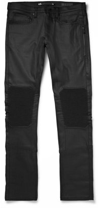Belstaff Blackrod Slim-Fit Coated Denim Biker Jeans