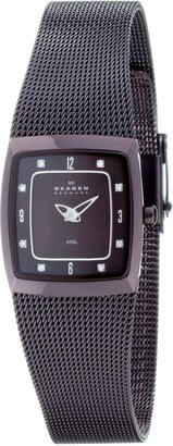 Skagen Women's Classic 380XSMM1 Brown Stainless-Steel Quartz Watch with Brown Dial