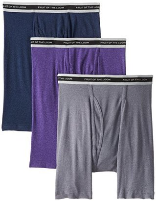 Fruit of the Loom Men's  Sure Fit Assorted Boxer Brief(Pack of 3)