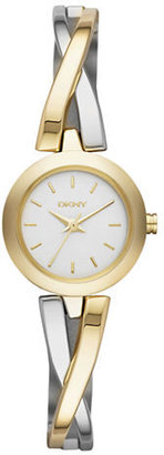 DKNY Two Tone Stainless Steel Watch