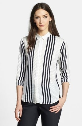 Theory 'Aquilina B.' Stripe Silk Shirt