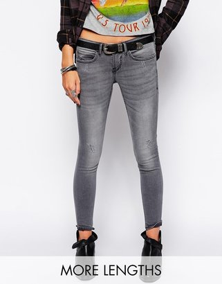 Blend of America Blend Skinny Jeans With Distressing - Grey