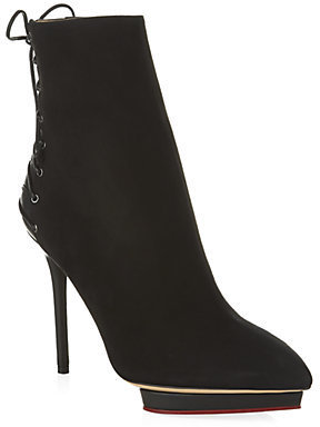 Charlotte Olympia Laced Up Deborah Boot
