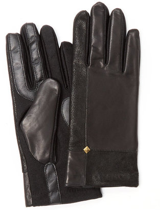 Isotoner Vintage Nappa Stretch Leather Gloves