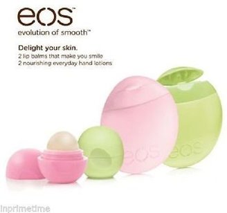The North Face 4 Pack of EOS Organic Evolution of Smooth 2 Lip Balms and 2 Lotions Free US Ship