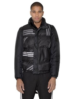 Y-3 Mesh On Nylon Quilted Puffer Jacket