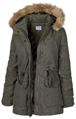 Fat Face Quilted Short Parka