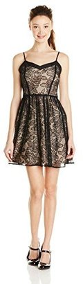 Jack by BB Dakota Women's Esther Lace Fit and Flare Dress