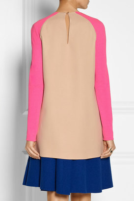 DELPOZO Embellished silk-blend blouse