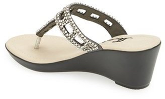 Women's Skemo 'Silvana' Sandal, Size 5 M - Metallic