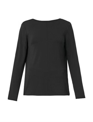Issa Sally open-back jersey top