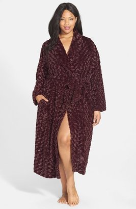 Nordstrom Textured Plush Robe (Plus Size)