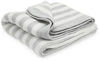 Marks and Spencer Pure Cotton Chunky Striped Shawl