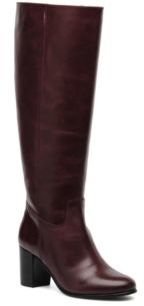 Georgia Rose Women's ANNESO Riding Boots in Burgundy