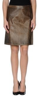 Mariella Burani Leather skirts