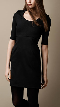 Burberry Fitted Jersey Dress