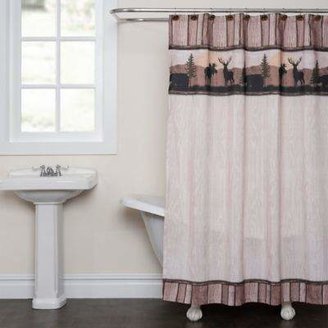Bed Bath & Beyond Silhouette Wildlife Shower Curtain