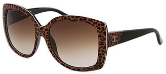 Just Cavalli Women's Butterfly Cheetah Sunglasses