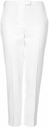 Topshop Tall Textured Cigarette Trousers