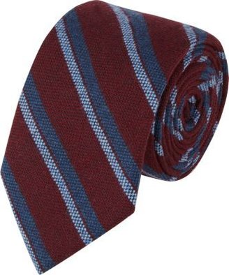 Barneys New York Shadow-Stripe Jacquard Neck Tie