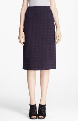 Theory 'Austell' Houndstooth Pencil Skirt