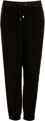 Topshop Petite Luxe Woven Joggers