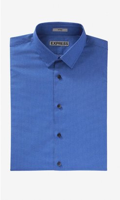 Express Extra Slim Printed Dress Shirt