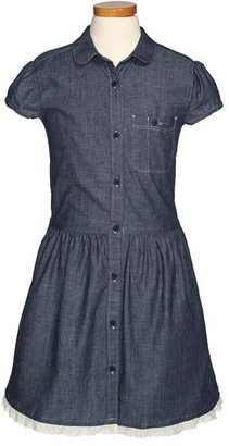 Tea Collection 'Lieselotte' Chambray Dress (Little Girls & Big Girls)