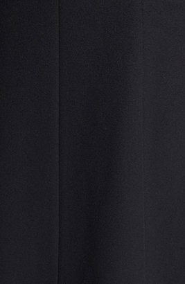 Cinzia Rocca Leather Trim Stand Collar Wool Coat